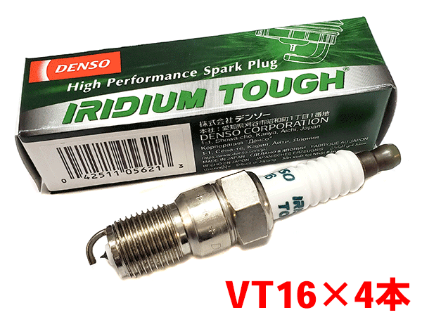 デンソー イリジウム TOUGH プラグ VT16 4本セット キャバリエ TJG00 1996.1〜2000.9 V9110-5621 タフプラグ DENSO