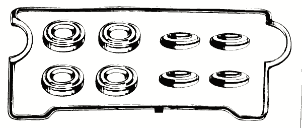【12/4〜12/10●P10倍！要エントリー】タペットカバーパッキン セットスパシオ AE111 大野ゴム