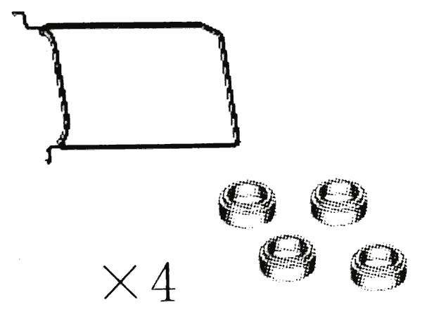タペットカバーパッキン セット SP-0116 R2 RC1 大野ゴム パーツキング
