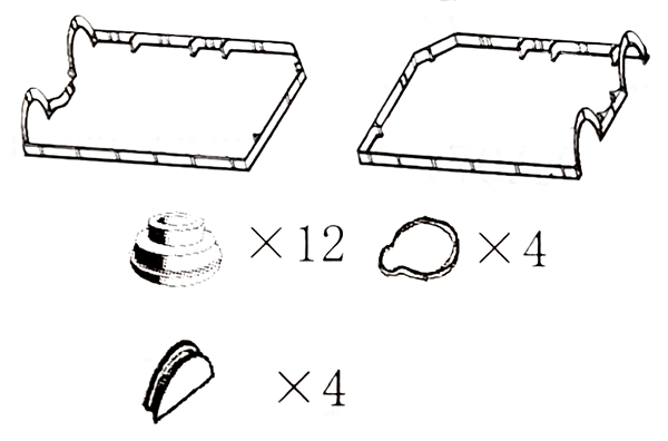 タペットカバーパッキン セット SP-0093 レガシィ BD5 GB5 1998年5月〜1998年11月 大野ゴム パーツキング