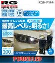 RG 拡散材レンズ4 LEDランプ RGH-P144 12V/1.0W 200lm 6000K T10 2個入 ホワイト 白 ナンバーランプ ルームランプ ポジションランプ 車検対応 1年保証