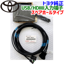 トヨタ純正部品 USB/HDMI入力端子 スペアホールタイプ 086B0-00010 086B000010