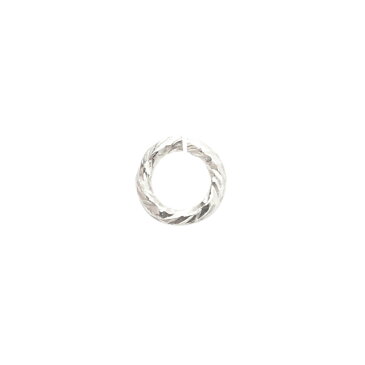 ★20%OFFクーポン対応★【USA製】シルバー925パーツ スパークル・丸カン 0.8×4.0mm 1個