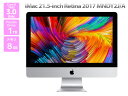 21.5インチ 4K 液晶 Apple アップル iMac 21.5-inch,2017 MNDY2J/A WPS Office Core i5 7400 3.0GHz メモリ 8GB Fusion Drive 1TB Radeon Pro 555 2GB C73T 中古