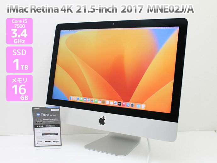 全額返金保証 最速発送 Apple iMac 21.5インチ 2019 /i5 /8GB /1TB 