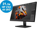 31.5インチ 液晶ディスプレイ HP Z32 4K UHD (3840 x 2160) 4辺狭額縁ベゼル採用 プロフェッショナル液晶モニター G85H らくら...