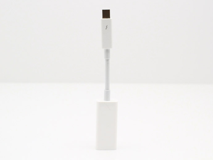 Apple LAN アダプタ アップル サンダーボルト Thunderbolt - ギガビットEthernetアダプタ A1433 変換ケーブル 白 ホワイト ...