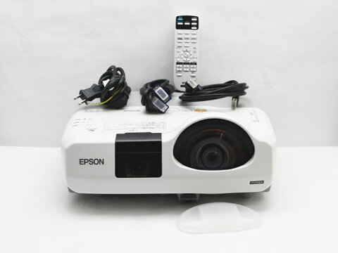 中古 EPSON エプソン プロジェクター EB-436WT 3,000ルーメン WXGA 4.1kg デスクトップ型超短焦点 ランプ点灯時間1500H以内 Y1