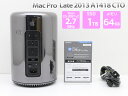 Apple Mac Pro Late 2013 A1481 CTO デスクトップパソコン Xeon E5-2697 v2 2.7GHz搭載 メモリ 64GB SSD 1TB AMD FirePro D700 6GB(デュアル)搭載 アップル マックプロ Cランク X75T 中古(2)