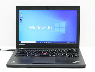 【中古】送料無料 ノートパソコン Microsoft Office 2019付き Windows10 Lenovo ThinkPad X240シリーズ Core i5 4300U 1.9GHz メモリ 4GB 新品SSD 256GB Dランク 訳有特価品 R2