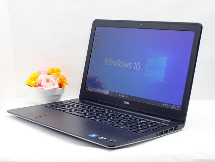 【中古】あす楽 WEBカメラ搭載 送料無料 ノートパソコン Office付き Windows10 DELL Inspiron 5547（P39F）Core i5 4210U 1.7GHz メモリ 8GB 新品SSD256GB Bランク B1