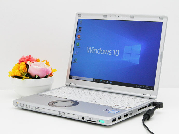 ノートパソコン Office付き Windows10 Panasonic Let's note CF-SZ5HDDKS Core i5 6200U 2.3GHz メモリ 4GB 新品SSD 256GB DVD-RW レッツノート Bランク H21T【中古】【ノートパソコン 本体】