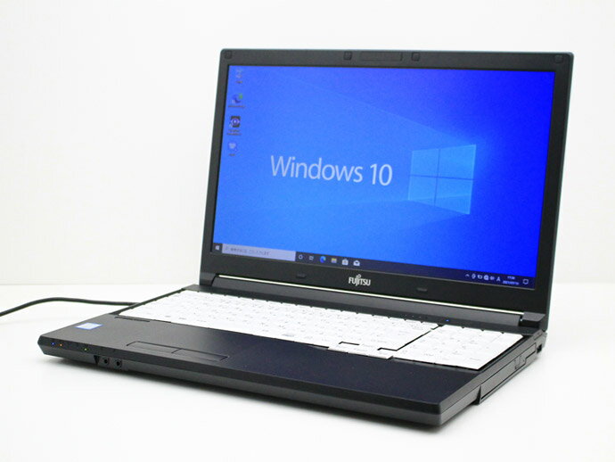 【中古】送料無料 あす楽 ノートパソコン Office付き Windows10 富士通 LIFEBOOK A577/RXシリーズ Core i3 7100U 2.4GHz メモリ 8GB 新品SSD 256GB DVD-RW Bランク E1T【ノートパソコン 本体】