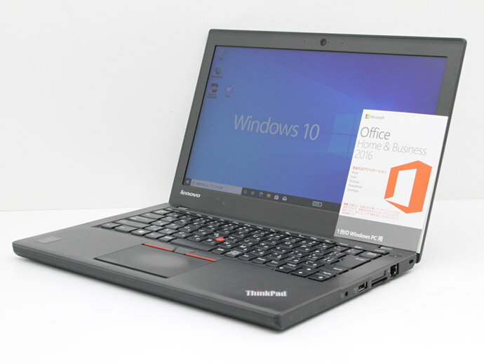 WEBカメラ搭載 Microsoft Office2016 付き ノートパソコン Windows10 Lenovo ThinkPad X250 (20CLCTO1WW) Core i7 5600U 2.6GHz メモリ8GB 新品SSD256GB 新品キーボード Bランク X37T【中古】【ノートパソコン Microsoft Office 2016】【ノートパソコン 本体】