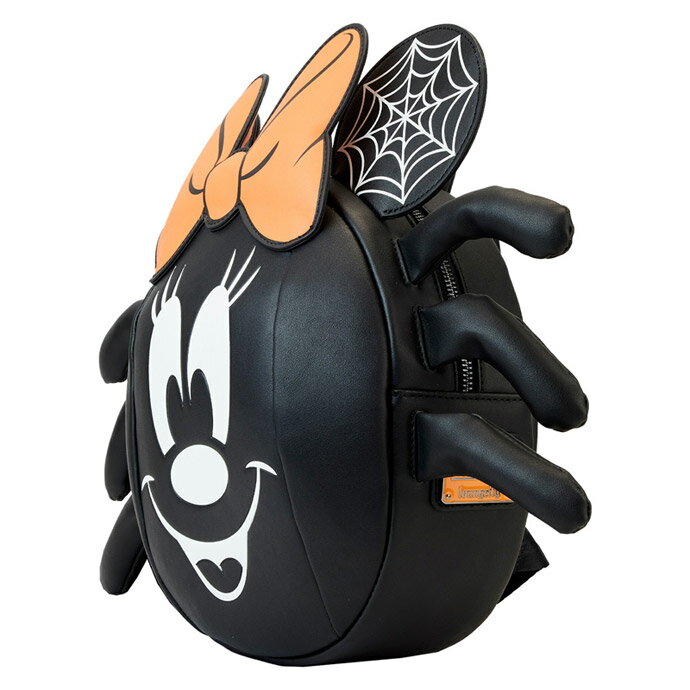 【日本未発売】未使用品 ディズニー ラウンジフライ ミニーマウス スパイダー Loungefly Minnie Mouse Spider ミニ バックパック WDBK3265 D19H 中古