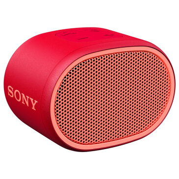 SONY ワイヤレスポータブルスピーカー SRS-XB01-R レッド ソニー Bluetooth対応 【即納】