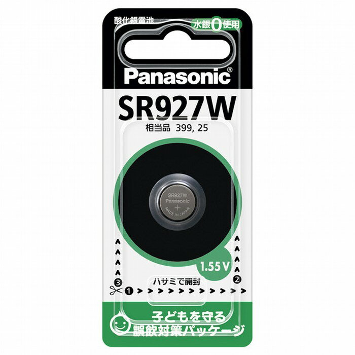 発注品番SR927W タイプ酸化銀電池 電圧1.55V 寸法約Φ9.5×2.7mm 質量約0.8g 用途時計 包装形態1個入ブリスター 相当品399、D399、RW413、V399、543、BSR57H、SR926W POSコード49027...