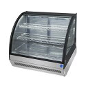 JCM 卓上型対面冷蔵ショーケース 2℃〜8℃ ラウンド型 46L JCMS-46T 冷蔵庫 ジェーシーエム【日時指定不可・法人/店舗軒先車上渡し送料無料・沖縄北海道離島送料別途】