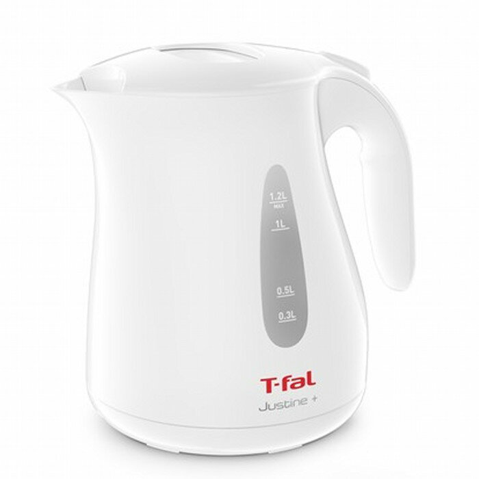 【あす楽】T-FAL ジャスティン プラス ホワイト 1.2L KO4901JP 電気ケトル ティファール 【即納・送料無料】のサムネイル