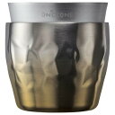 氷極 タンブラー 270ml OZHK270GD ゴールド ON℃ZONE ドウシシャ 氷結 ステンレス 父の日 保冷 缶ビール 炭酸 冷たい【あす楽・即納・送料無料】