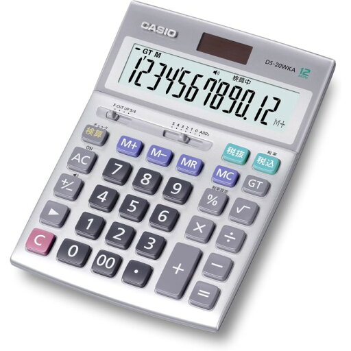 CASIO 本格実務電卓(検算) DS-20WKA-N 12桁 カシオ【送料無料・即納】 CASIO 本格実務電卓(検算) DS-20WKA-N 12桁 カシオ【送料無料・即納】