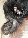 あこや本真珠かんざしヘアアクセサリー RM 8.0-8.5mm【アコヤ真珠】【真珠 パール】