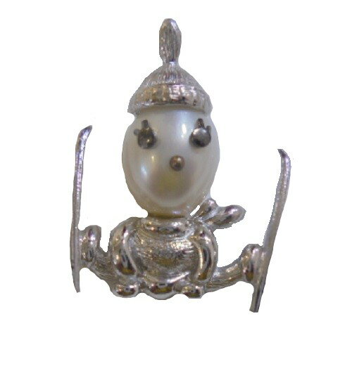 真珠ペンダント・南洋パール 小人スキー パールネックレス ペンダント [ジュエリー]【淡水真珠】【通販..