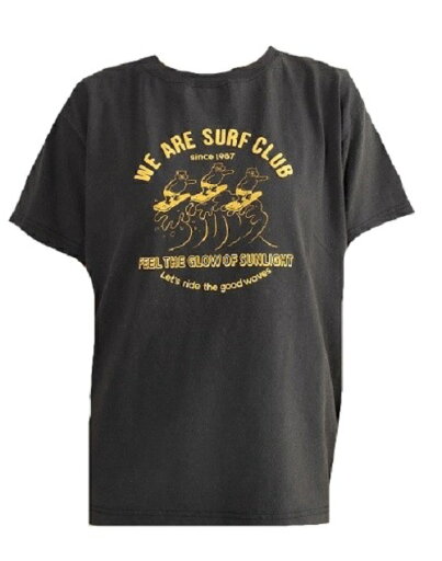 CHILD WOMAN チャイルドウーマン 16/-天竺 サーフクラブプリントTシャツ【通販】【楽ギフ_包装】 CHILD WOMAN チャイルドウーマン 16/-天竺 サーフクラブプリントTシャツ【通販】【楽ギフ_包装】
