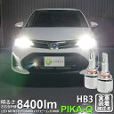 【前照灯】トヨタ カローラフィールダー ハイブリッド NKE165G 後期 ハイビームランプ対応 LED MONSTER L8400 LEDハイビームバルブキッ...