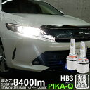 【前照灯】トヨタ ハリアー 60系 後期 ハイビームランプ対応 LED MONSTER L8400 LEDハイビームバルブキット LEDモンスター LEDカラー...