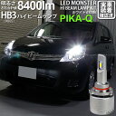 【前照灯】トヨタ アイシス 10系 後期 ハイビームランプ対応 LED MONSTER L8400 LEDハイビームバルブキット LEDモンスター LEDカラー...
