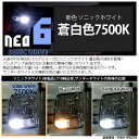 【車幅灯】ダイハツ ムーヴ[LA150S/LA160S前期]ポジションランプ対応LED T10 LED HYPER NEO 6 WEDGE[ハイパーネオシックスウェッジシングル球]LEDカラー：ソニックホワイト 7500K 1セット2個入(11-H-9)実車確認済み！ 3