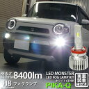 【霧灯】スズキ ハスラー MR31S/MR41S フォグランプ対応LED MONSTER L8400 LEDフォグランプキット LEDモンスター LEDカラー:...