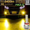 【霧灯】ホンダ オデッセイ RC系 前期 対応LED MONSTER L8400 LEDフォグランプキット LEDモンスター LEDカラー:イエロー3200K ...