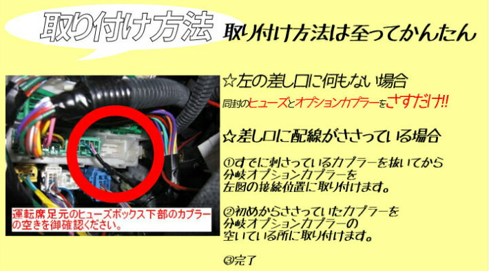 ホンダCR-Z（ZF1)　電源取り出し分岐オプションカプラー　ヒューズボックスに挿すだけ！！！レビュー記入でLED2個プレゼント！！　ドラレコ　電源取りに　ドライブレコーダー　日本製