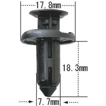 Rakuten - ホンダ車　HONDA　クリップ　10個入り 主な適合純正品番 90505-SX0-003