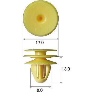 ホンダ車　HONDA　クリップ　10個入り 主な適合純正品番 91560-S5B-E81