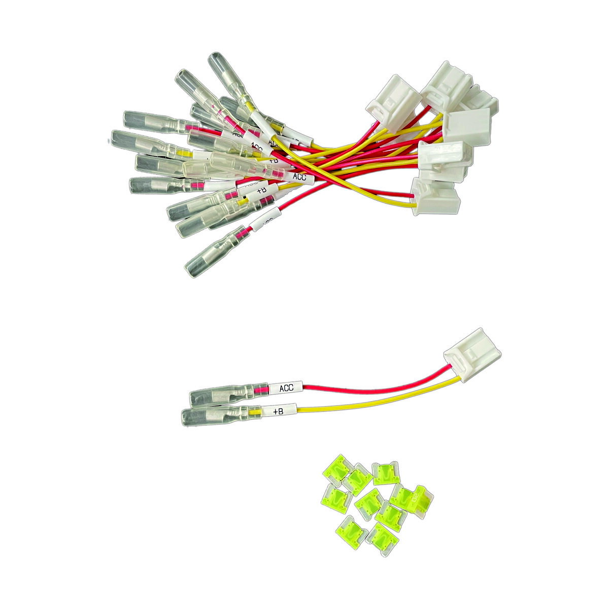 フィット（GR1 GR2 GR3 GR4 GR5 GR6 GR7 GR8)（GS4 GS5 GS6 GS7） フィット4 ヴェゼル（RV3-6）フリード（GT1 GT2 GT3 GT4 GT5 GT6 GT7 GT8) 電源取り出し オプションカプラー ヒューズボックスに挿すだけ！ 日本製 パーツ 業務用10個入