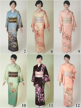 【送料無料】【セット】【全18柄】H.L 洗える 訪問着【着物 長襦袢 袋帯】華やかな花柄 結婚式 披露宴 パーティー お茶席 園遊会 社交の場 宮参り 七五三 入園式 入学式 卒園式 卒業式 着物 レディース 訪問着 ママ 母 綺麗 可愛い フォーマル セレモニー 着物 和装 和服