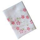 【ガーゼはんかち】『日本製』(桜ピンク)綿 ガーゼ 吸水性 柔らかい やさしい風合い 赤ちゃん 新生児 マスク【Z】