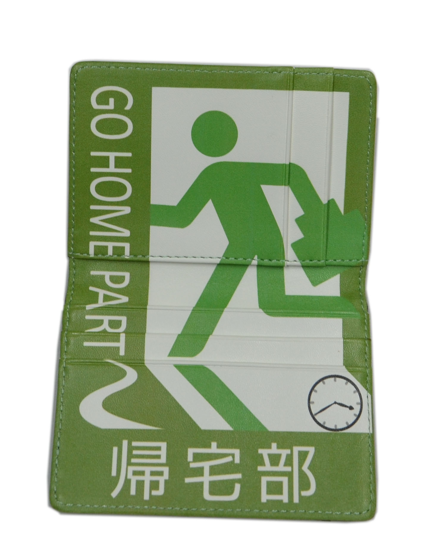 【GO HOME PART】カードケース【帰宅部】ブラック