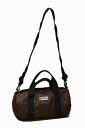 OUTDOOR アウトドアプロダクツ ドラムバッグ ショルダーバッグ 231LRG-PN43 オリエンタルストライプ ブラック/ブラウン(4)