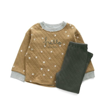 【セール50%OFF】【メール便OK】アンパサンド(ampersand)helloニットキルトかぶりパジャマ【女の子】【80-140】【l458210】