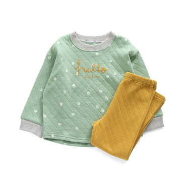 【セール50%OFF】【メール便OK】アンパサンド(ampersand)helloニットキルトかぶりパジャマ【女の子】【80-140】【l458210】