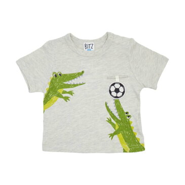 【セール40%OFF】【メール便OK】bit'z（ビッツ）4色2柄プリントTシャツ【男の子】【80-120】【b207079】