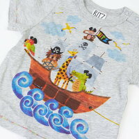 海賊プリントTシャツ