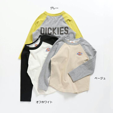 【楽天スーパーセール35%OFF】【メール便送料無料】エフオーキッズ F.O.KIDS Dickiesラグラン長袖Tシャツ【男の子】【80-140】【r106090】