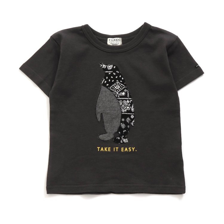 【セール20％OFF】【メール便OK】F.O.KIDS（エフオーキッズ）アップリケTシャツ【男の子】【80-140】【r207251】