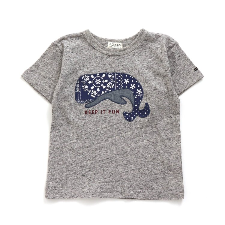 【セール20％OFF】【メール便OK】F.O.KIDS（エフオーキッズ）アップリケTシャツ【男の子】【80-140】【r207251】