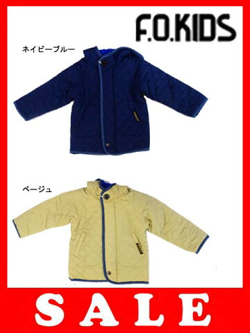 【セール30%OFF】[メール便NG]F.O.KIDS（エフオーキッズ）キルティングジャケット